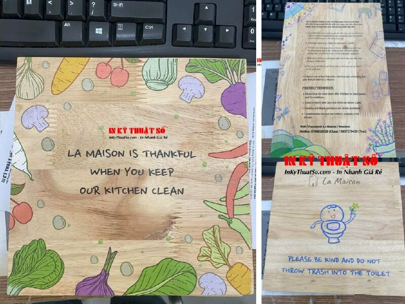 In ảnh nghệ thuật trên gỗ với Công ty In Kỹ Thuật Số - Digital Printing  In bảng thông tin bằng gỗ in UV phẳng - In Kỹ Thuật Số Since 2006 - Ảnh: 1