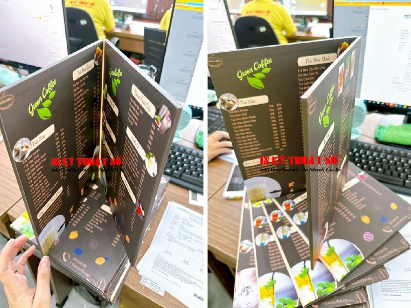 In menu quán cafe sinh tố kem - In Kỹ Thuật Số Since 2006 - Ảnh: 2