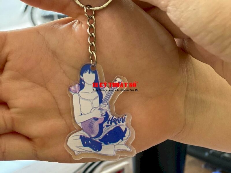 In móc khoá mica, viền trong suốt in 1 mặt - In Kỹ Thuật Số Since 2006 - Ảnh: 2