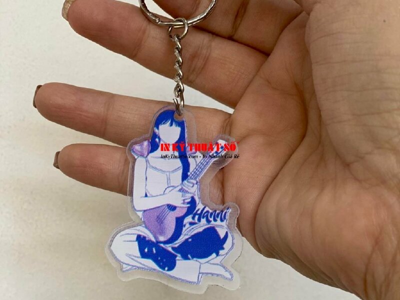 In móc khoá mica, viền trong suốt in 1 mặt - In Kỹ Thuật Số Since 2006 - Ảnh: 3