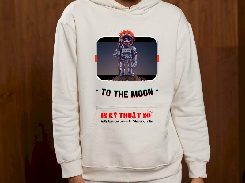 Áo hoodie in hình Astronaut phi hành gia - In Kỹ Thuật Số Since 2006 - Ảnh: 1