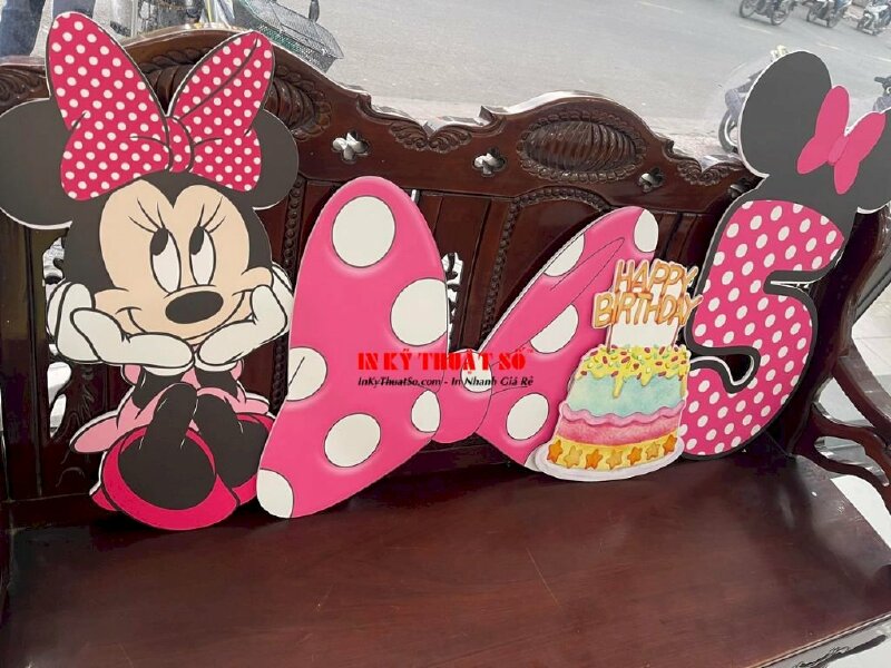 In phông nền sinh nhật Formex 3D - In Kỹ Thuật Số Since 2006 - Ảnh: 1