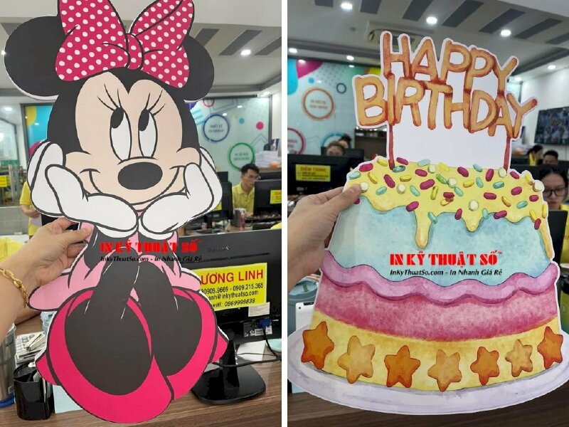 In phông nền sinh nhật Formex 3D - In Kỹ Thuật Số Since 2006 - Ảnh: 2