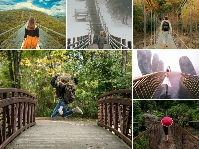 101 cách tạo dáng chụp ảnh trên cầu đẹp nhất, tải miễn phí