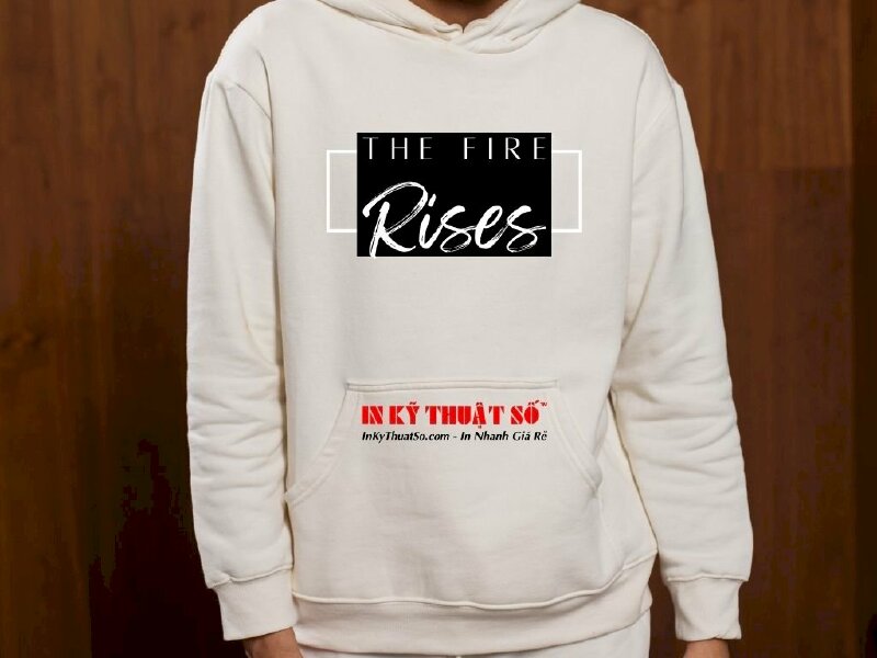 In áo hoodie The Fire Rises - In Kỹ Thuật Số Since 2006