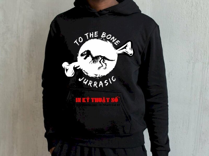 In Áo hoodie in hình bone xương - In Kỹ Thuật Số Since 2006 - Ảnh: 2