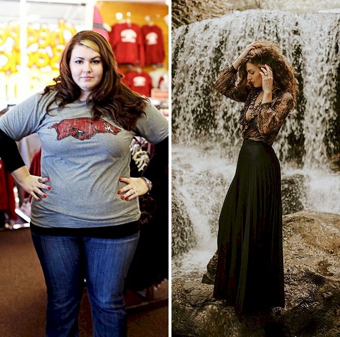 Hình ảnh giảm cân thành công 60kg của cô gái nhờ chế độ ăn kiêng ít carbohydrate