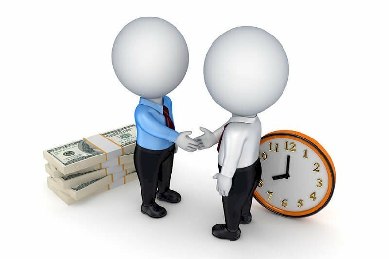 Hình ảnh vẽ hợp tác kinh doanh thành công đẹp 