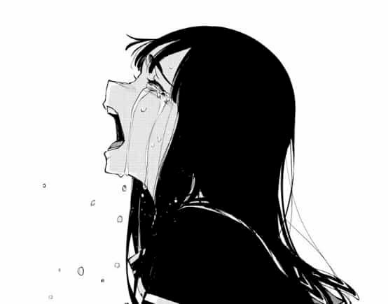 Ảnh anime manga nữ giới White đen giòn khóc 