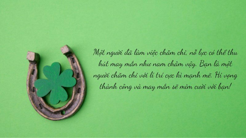 Hình ảnh chúc may mắn trong cuộc sống kèm lời chúc ý nghĩa