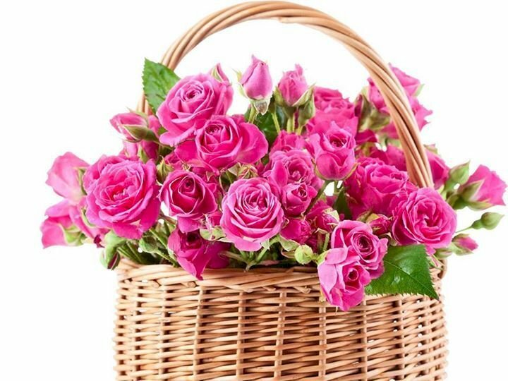 Hình ảnh giỏ hoa hồng tuyệt đẹp gửi tặng người yêu