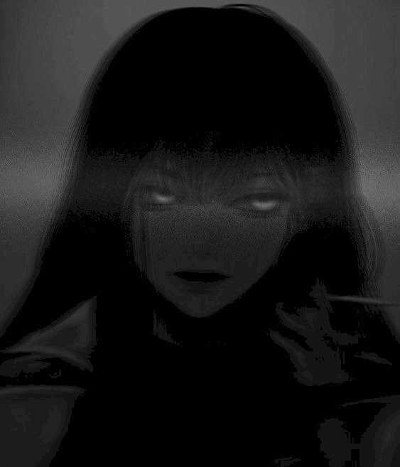 Hình ảnh Anime cô gái xinh đẹp nhưng có đôi mắt lạnh lùng sát thủ