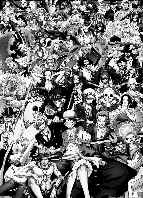 101 ảnh One Piece đen trắng đẹp, chất lượng cao, tải miễn phí