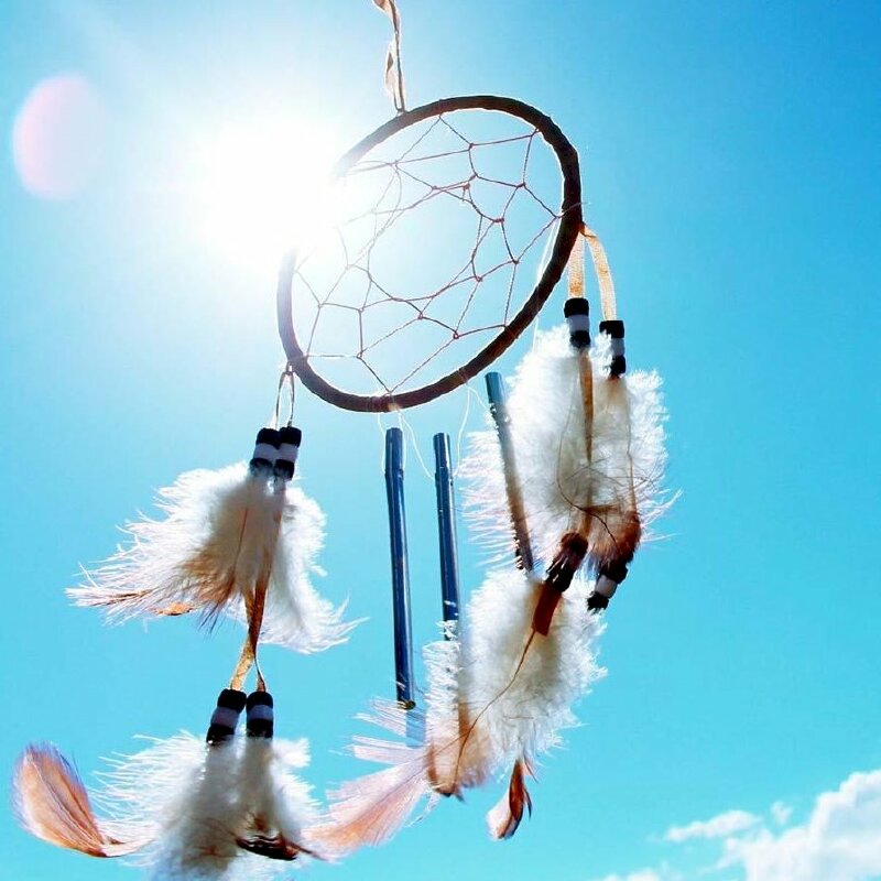 Hình ảnh vòng Dreamcatcher tượng trưng cho sự may mắn và theo đuổi những giấc mơ