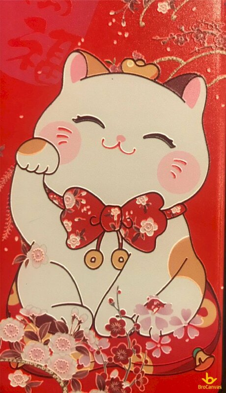 Hình đại diện mèo con cute mang chiếc nơ màu đỏ