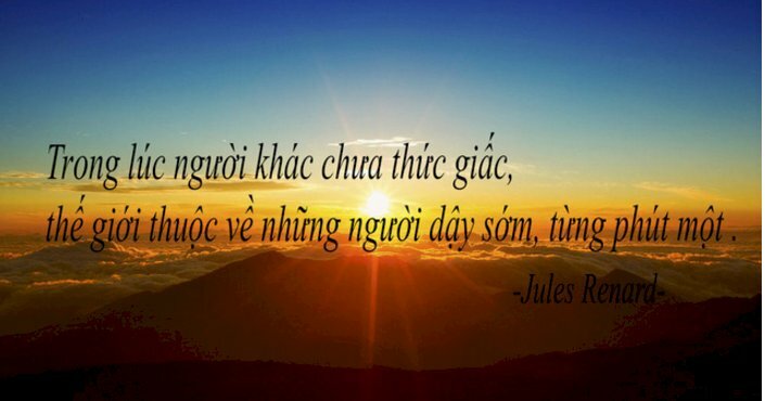 Hình ảnh ảnh khuyến khích cố gắng dậy sớm để vươn đến thành công