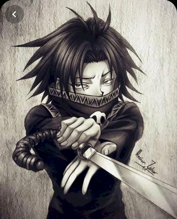 Hình ảnh Anime nam thanh niên cầm thanh gươm cực chất và lạnh lùng