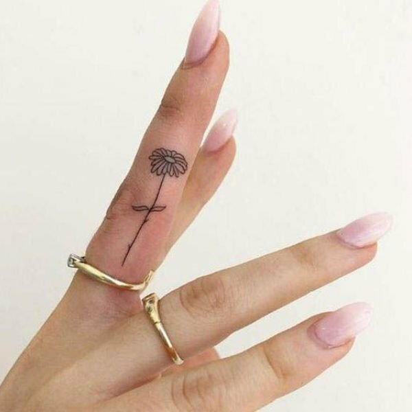 101 hình xăm hoa hướng dương trắng đen đẹp nhất, tải miễn phí