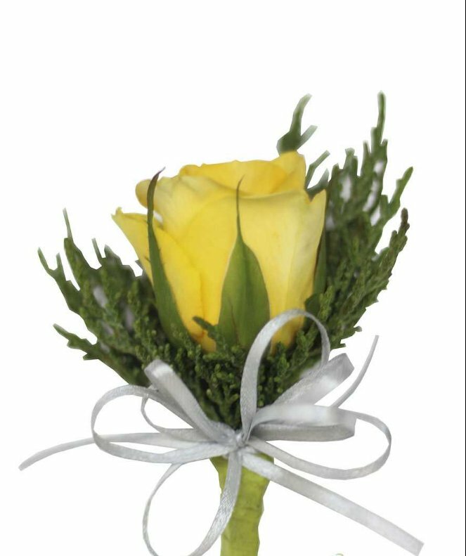 Hình ảnh mẫu hoa hồng vàng cài áo cho các mùa lễ hội