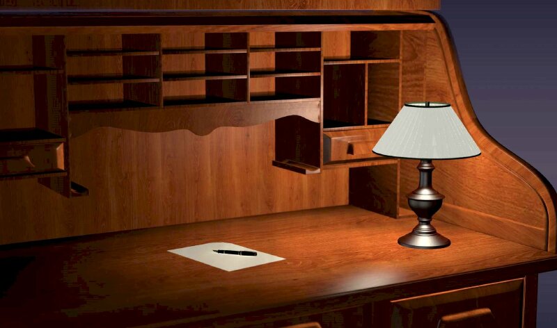 Hình nền bàn làm việc gỗ 3D chất lượng