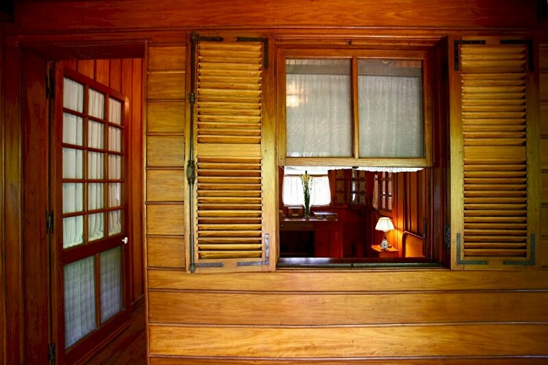 Hình ảnh phòng ngủ trong nhà sàn bác Hồ