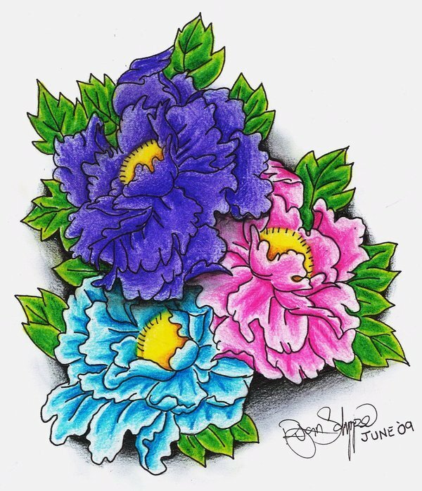 Tranh vẽ hoa khuôn đơn vì chưng cây bút chì color thực hiện nền điện thoại thông minh tuyệt đẹp