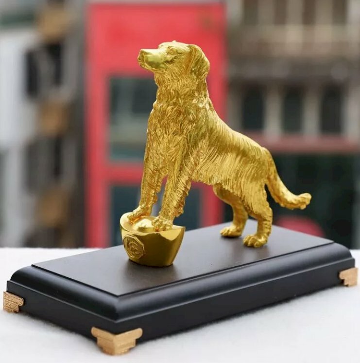 Hình ảnh chú chó linh vật phong thủy may mắn, thành công cho người mệnh Thổ
