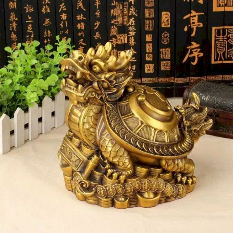 Hình ảnh Long Quy (Rùa đầu rồng) vật phẩm mang may mắn