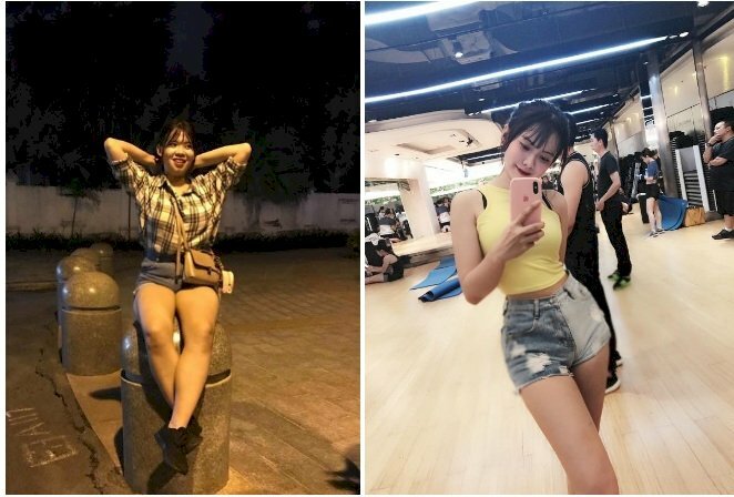 Hình ảnh Nữ PT Khả Di đã giảm 14 kg sau 2 tháng