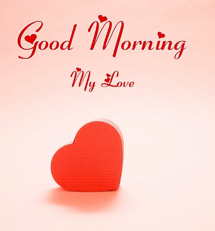 Ảnh trái tim trên nền hồng đơn giản làm ảnh chào ngày mới dễ thương gửi tặng người yêu