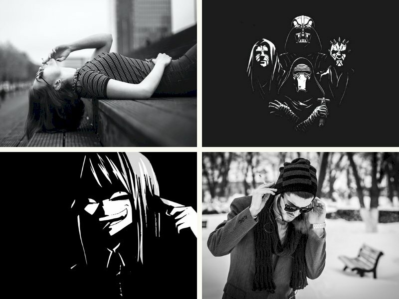 Ảnh đen trắng ngầu - InKyThuatSo