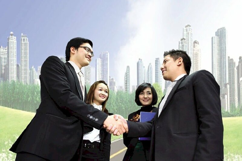 Ảnh bắt tay hợp tác thành ý kinh doanh thành công