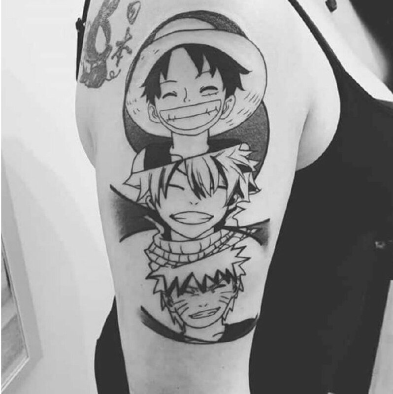 Anime Cartoon Tattoo Sticker One Piece Mũ rơm Luffy Hình xăm lâu dài không  thấm nước AIRRIE  Lazadavn