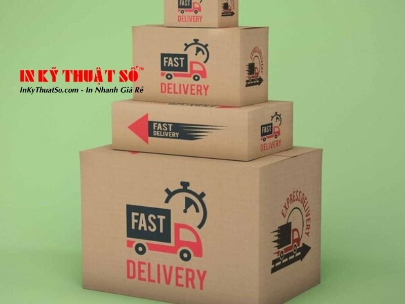 hộp carton bưu điện