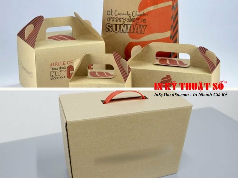 Hộp carton có quai xách