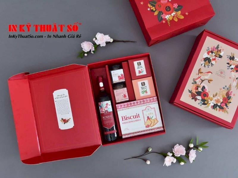 hộp carton đựng quà Tết