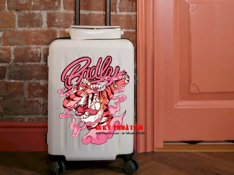 In sticker hổ xấu hổ dán vali du lịch - In Kỹ Thuật Số Since 2006