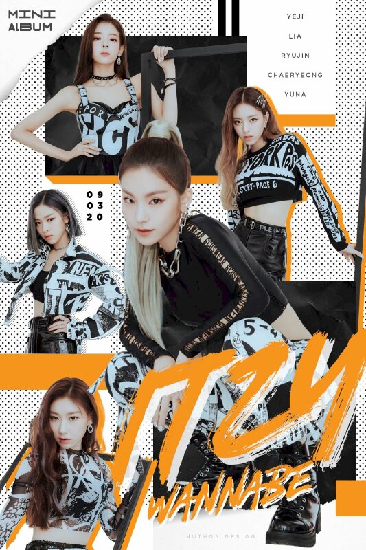 Poster member Itzy - Yeji, LiA, Ryujin, Chaeryeong, Yuna