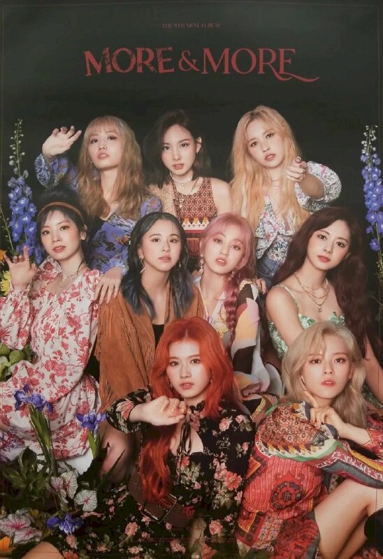 Poster member Twice - Nayeon, Jeongyeon, Momo, Sana, Jihyo, Mina, Dahyun, Chaeyoung, Tzuyu