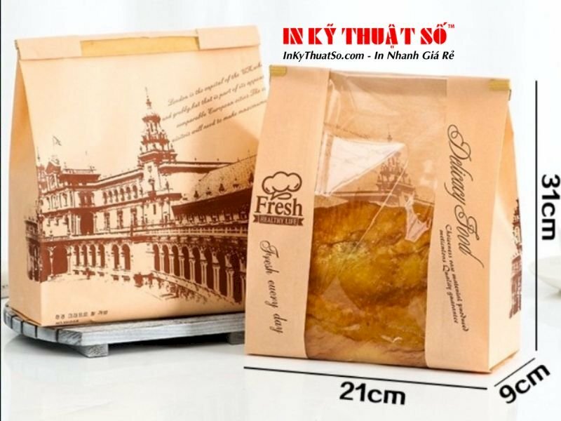túi bánh mì hoa cúc