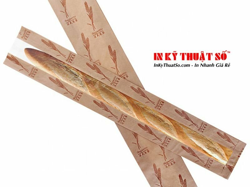 túi giấy đựng bánh mì que