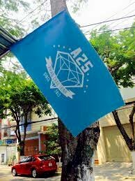 Mẫu cờ lớp hình chữ nhật nhỏ