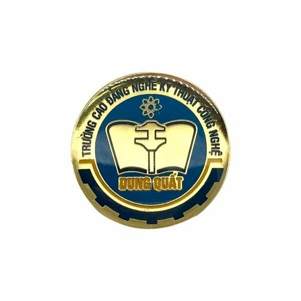 Mẫu huy hiệu trường học hình tròn
