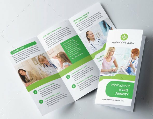 Mẫu tờ rơi phòng khám sức khỏe với đầy đủ thông tin chi tiết