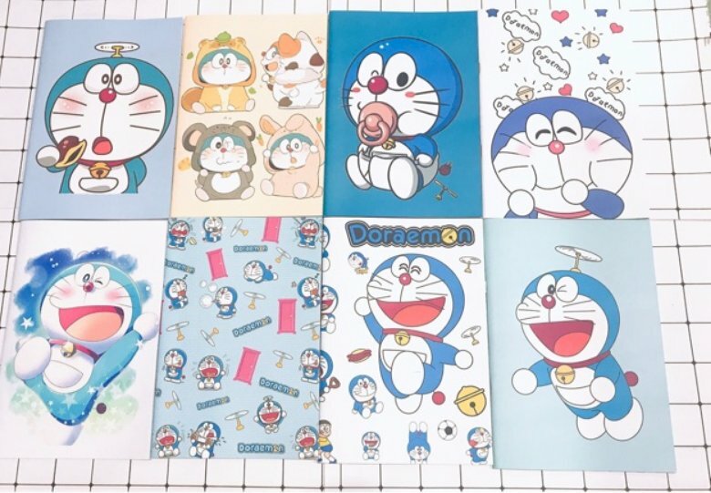 Tổng hợp bìa bao vở doraemon