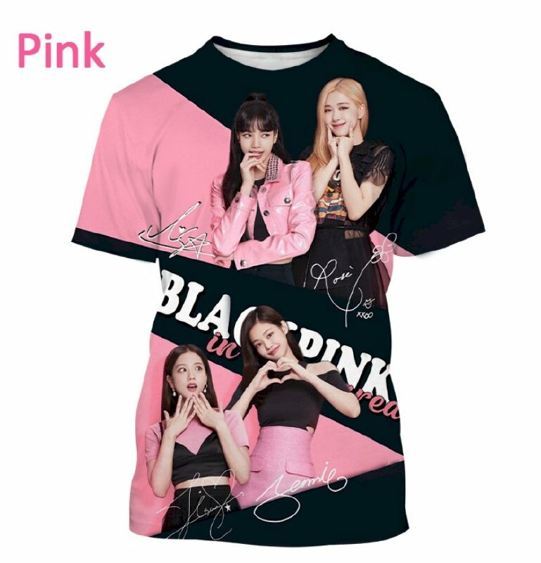 Áo thun in hình Blackpink, mua áo in hình theo yêu cầu