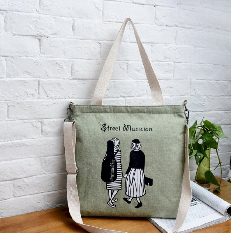 In túi vải thời trang