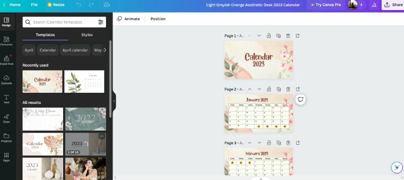 Thay đổi các nội dung văn bản phù hợp theo ý muốn trên Canva