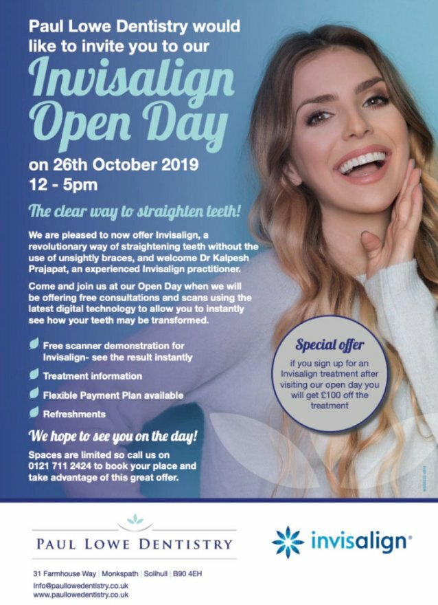 Mẫu tờ rơi quảng cáo niềng răng trong suốt visalign cùng ưu đãi theo giờ và ngày rất cụ thể