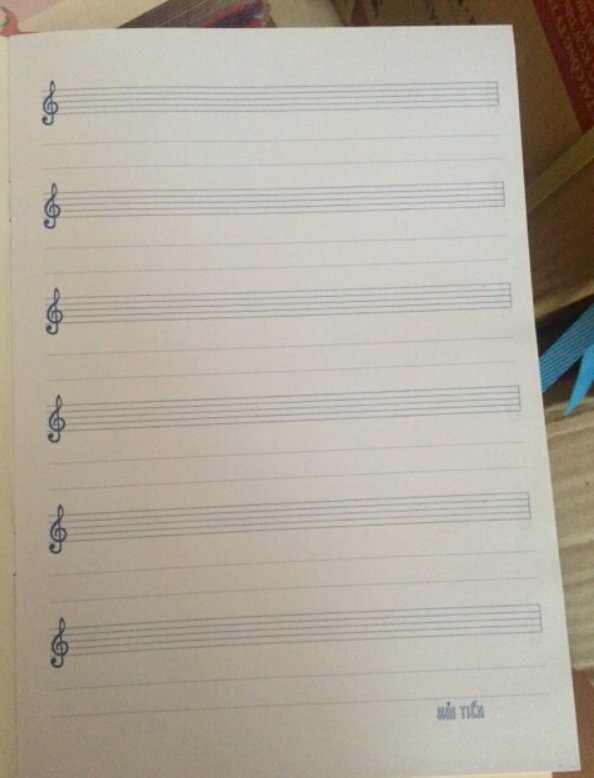 Vở viết nốt nhạc